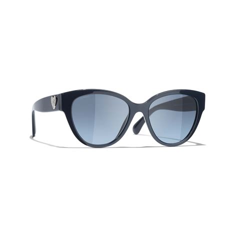 chanel 5238 women's sunglasses blue|Butterfly Sunglasses Acetate & Metal Blue & Gray. Lenses: Blue .